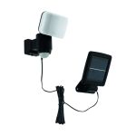 Eglo Luz De Pared Casabas Solar Negro 5W 470lm - 865 Luz De Día | IP44