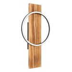 Eglo Luz De Pared Boyal Madera Negro, Oxidado 12W 1700lm - 830 Luz Cálida