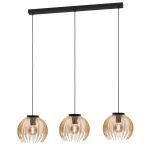 Eglo Colgante De Luz Venezuela Negro, Oro | Apta para 3x E27