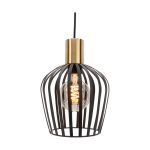 Eglo Colgante De Luz Empoli Acero Negro | IP20 - Apta para 1x E27 