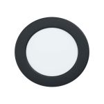 Eglo Empotrado Foco Iluminación de baño Fueva 6 Plástico Negro 6.3W 720lm - 827-840-865 CCT
