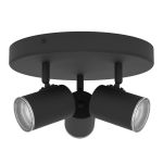 Eglo Techo Foco Consuma 1 Acero Negro | Apta para 3x GU10