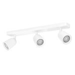 Eglo Techo Foco Camaldoli Acero Blanco | Apta para 3x GU10