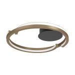 Eglo Luz de techo Mezzomonte Aluminium Acero Bronce Negro 20W 1600lm - 827-865 Ajustable Blanco | IP20 - Regulable 