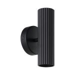 Eglo Luz De Pared Portillo Acero Negro Up & Down | Apta para 2x GU10