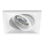 Noxion Empotrado Spot D-Flex MR16 Ajustable Blanco | Recorte 70mm - GU10 Casquillo