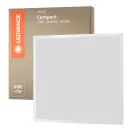 Ledvance Panel LED Compacto Aluminium Blanco 33W 3630lm - 830 Luz Cálida | 60x60cm - UGR < 19