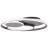 Brilliant Runda Luz de techo Metal Silicone Gris 45W 5200lm - 830-865 CCT | 500mm - Mando A Distancia Regulable