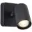 Brilliant Marty Luz De Pared Aluminium Arenoso Negro 5W 350lm - 830 Luz Cálida | Incl. 1x GU10