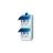 Busch-Jaeger Enchufe de pared 2V IP44 Ocean