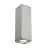 SLV Theo Up/Down Luz De Pared Aluminium Gris | IP44 - Al Aire Libre - Apta para 2x GU10 Max. 35W - Regulable