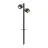 SLV Sitra 360 Pico Luz Aluminium Gris | Al Aire Libre - IP44 - Apta para 2x GX53 