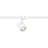 SLV Foco En Carril Enola C 3 Fases Aluminium Whit Esféricae 11W 1040lm 55D - 830 Luz Cálida