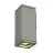 SLV Theo Luz De Pared Aluminium Gris Cuadrado | Al Aire Libre - IP44 - Apta para 1x GU10 