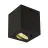SLV Triledo Luz de techo Aluminium Negro Cuadrado 7.6W 640lm 38D - 830 Luz Cálida