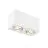 SLV Triledo Doble Luz de techo Aluminium Blanco | Apta para 2x GU10 