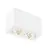 SLV Triledo Doble Luz de techo Aluminium Blanco 14W 1300lm 38D - 830 Luz Cálida