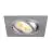 SLV New Tria 75 Foco Aluminium Gris Cuadrado | Recorte 75mm - Apta para 1x GU10 