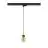 SLV Foco de carril Colgante De Luz Puri 2.0 3 Fases Aluminium Negro Oro | Apta para 1x GU10 - Regulable