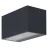 Ledvance Smart+ WiFi Luz de pared Brick Oscuro Gris Al aire libre 14W 600lm - 830 | RGBW