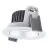 Ledvance Foco LED Adjust Aluminium Plata 8W 680lm 36D - 930 Luz Cálida | Recorte 68mm - IP20 - Mejor reproducción de color - Regulable