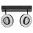 Ledvance LED Decor Foco Saturn Plástico Negro 21W 440lm - 830-842-865 CCT