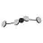 Ledvance LED Decor Foco Moon Acero Negro 21W 1120lm - 830 Luz Cálida | Lineal