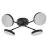 Ledvance LED Decor Foco Moon Acero Negro 21W 1120lm - 830 Luz Cálida | Cruce