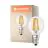 Ledvance Classic LED E14 Pera con Filamento Clara 4.2W 470lm - 927 Luz muy Cálida | Mejor reproducción de color - Regulable - Reemplazo 40W