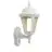 Ansell LED Luz de pared Latina Linterna Blanco - Apta para E27 hasta 42W | IP65 - Sensor de movimiento y luz