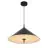 D'Lite Colgante De Luz Crochte Metal Y Plástico Mate Negro | Apta Para 3x E27