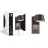 D'Lite Luz De Pared Lira Negro 7W 600lm 830 Luz Cálida | IP54 - Sensor De Movimiento