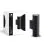 D'Lite Luz De Pared Velor Negro Up & Down | IP54 - Apta para 2x GU10