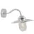 Nordlux Luxembourg Luz De Pared Acero y Vidrio Gris | IP54 - Apta para E27