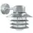Nordlux Vejers Luz De Pared Acero Galvanizado y Vidrio Gris | IP54 - Apta para E27