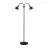 Nordlux Ray Lámpara de pie Metal Negro | Apta para 2x E14