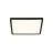 Nordlux LED Luz de techo Oja 29 Cuadrado Negro 14.5W 1600lm - 830-840 CCT | 3 Pasos Regulable 