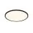 Nordlux Plafón LED Techo/Pared Oja 29 19W 830-840 2100lm Negro IP54 | 3 pasos Regulable - Dim to Warm
