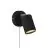 Nordlux Explore Luz De Pared Metal y Ceramic Negro | Apta para GU10