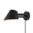 DFTP by Nordlux LED Luz De Pared Stay Aluminium Negro | Apta para E27