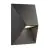 Nordlux Pontio Luz De Pared Aluminium Negro | IP54 - Apta Para 1x GU10
