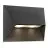Nordlux Pontio Luz De Pared Aluminium Negro | IP54 - Apta para 2x GU10
