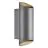 Nordlux Nico Luz De Pared Aluminium Antracita Up & Down | IP54 - Apta para 2x GU10