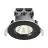 Multipack 3x Nordlux Downlight Fremont Metal Negro 4.5W 345lm 36D - 827 Luz Muy Cálida | 85mm - IP65 - Regulable