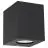 Nordlux Canto Kubi 2 Luz De Pared Aluminium y Vidrio Negro Up & Down - 10.6W 500lm - 830 Luz Cálida | IP44