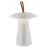 Nordlux Lámpara De Mesa Ara Batería Aluminium Blanco 2W 240lm - 830 Luz Cálida | Regulable Touch