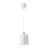 Nordlux Gaston Colgante De Luz Metal y Madera Blanco | Apta para E27