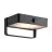 Nordlux Saulio Luz De Pared Aluminium Negro 4.45W 370lm - 830 Luz Cálida | IP44 - Solar