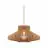 Nordlux Manago Colgante De Luz Madera Marrón | Apta para 1x E27