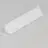 Topmet LED Perfil CABI12 E slide - 1m - Complete set - Blanco